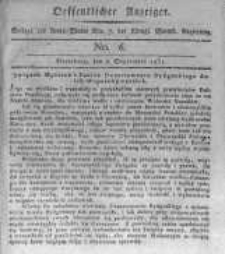 Oeffentlicher Anzeiger. 1815.09.08 No.6