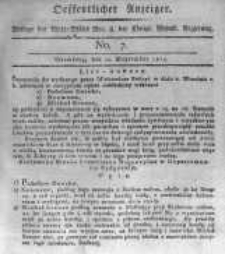Oeffentlicher Anzeiger. 1815.09.22 No.7