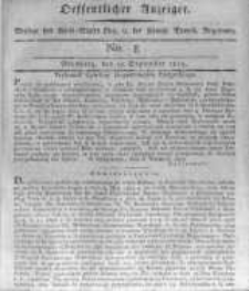 Oeffentlicher Anzeiger. 1815.09.29 No.8