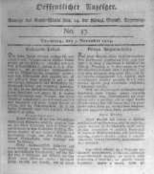 Oeffentlicher Anzeiger. 1815.11.03 No.13