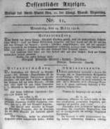 Oeffentlicher Anzeiger. 1816.03.15 No.11