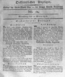 Oeffentlicher Anzeiger. 1816.03.22 No.12