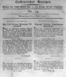Oeffentlicher Anzeiger. 1816.04.05 No.14