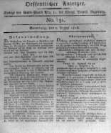 Oeffentlicher Anzeiger. 1816.08.02 No.31