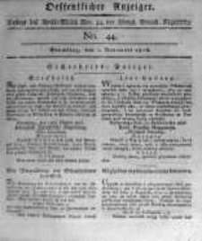 Oeffentlicher Anzeiger. 1816.11.01 No.44