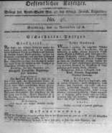 Oeffentlicher Anzeiger. 1816.11.15 No.46