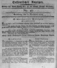 Oeffentlicher Anzeiger. 1816.11.22 No.47