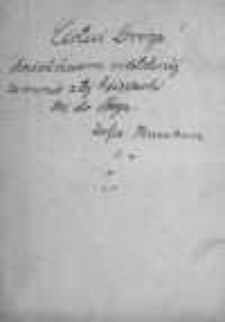 Głos Synogarlicy na pustyni świata tego jęczącej, to jest: duszy chrześciańskiej rozmyślania, do Pana Boga, wiecznego Oblubieńca, wzdychania w chrześciańskiej doskonałości ćwiczenia przez pewnego kapłana z zakonu serafickiego O. S. Franciszka Ojc&oacute;w Reformat&oacute;w Mało-Polskiej prowincyi zebrane