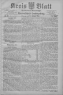 Kreis Blatt f&uuml;r den Kreis Neutomischeler zugleich Hopfenzeitung 1907.02.12 Jg.26 Nr13