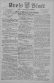 Kreis Blatt f&uuml;r den Kreis Neutomischeler zugleich Hopfenzeitung 1907.03.28 Jg.26 Nr26