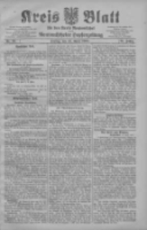 Kreis Blatt f&uuml;r den Kreis Neutomischeler zugleich Hopfenzeitung 1907.04.12 Jg.26 Nr30