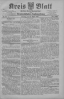 Kreis Blatt für den Kreis Neutomischeler zugleich Hopfenzeitung 1907.04.16 Jg.26 Nr31