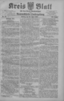 Kreis Blatt f&uuml;r den Kreis Neutomischeler zugleich Hopfenzeitung 1907.04.26 Jg.26 Nr34
