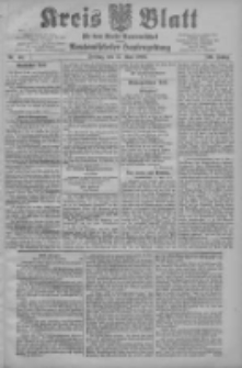 Kreis Blatt f&uuml;r den Kreis Neutomischeler zugleich Hopfenzeitung 1907.05.17 Jg.26 Nr40
