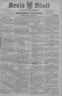 Kreis Blatt f&uuml;r den Kreis Neutomischeler zugleich Hopfenzeitung 1907.06.14 Jg.26 Nr48