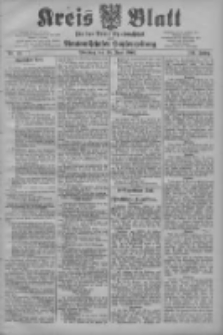 Kreis Blatt f&uuml;r den Kreis Neutomischeler zugleich Hopfenzeitung 1907.06.18 Jg.26 Nr49