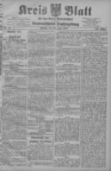 Kreis Blatt für den Kreis Neutomischeler zugleich Hopfenzeitung 1907.06.28 Jg.26 Nr52