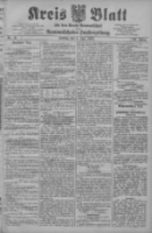Kreis Blatt f&uuml;r den Kreis Neutomischeler zugleich Hopfenzeitung 1907.07.05 Jg.26 Nr54