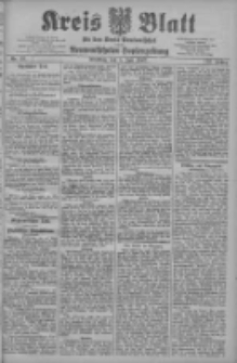 Kreis Blatt f&uuml;r den Kreis Neutomischeler zugleich Hopfenzeitung 1907.07.08 Jg.26 Nr55