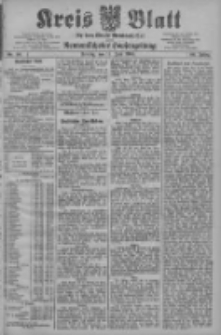 Kreis Blatt für den Kreis Neutomischeler zugleich Hopfenzeitung 1907.07.12 Jg.26 Nr56