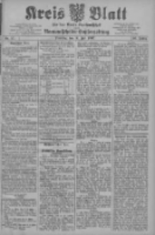 Kreis Blatt für den Kreis Neutomischeler zugleich Hopfenzeitung 1907.07.16 Jg.26 Nr57