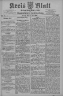 Kreis Blatt f&uuml;r den Kreis Neutomischeler zugleich Hopfenzeitung 1907.07.19 Jg.26 Nr58