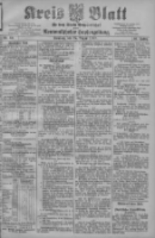 Kreis Blatt für den Kreis Neutomischeler zugleich Hopfenzeitung 1907.08.27 Jg.26 Nr69