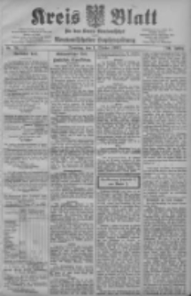 Kreis Blatt f&uuml;r den Kreis Neutomischeler zugleich Hopfenzeitung 1907.10.01 Jg.26 Nr79