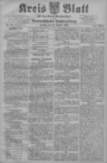 Kreis Blatt f&uuml;r den Kreis Neutomischeler zugleich Hopfenzeitung 1907.10.11 Jg.26 Nr82