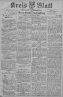 Kreis Blatt f&uuml;r den Kreis Neutomischeler zugleich Hopfenzeitung 1907.10.25 Jg.26 Nr86