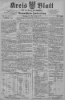 Kreis Blatt f&uuml;r den Kreis Neutomischeler zugleich Hopfenzeitung 1907.10.29 Jg.26 Nr87