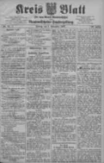 Kreis Blatt f&uuml;r den Kreis Neutomischeler zugleich Hopfenzeitung 1907.11.01 Jg.26 Nr88