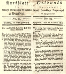 Amtsblatt der K&ouml;niglichen Preussischen Regierung zu Bromberg. 1817.06.20 No.25