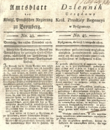 Amtsblatt der K&ouml;niglichen Preussischen Regierung zu Bromberg. 1817.11.28 No.48