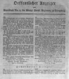 Oeffentlicher Anzeiger zum Amtsblatt No.2. der K&ouml;nigl. Preuss. Regierung zu Bromberg. 1817