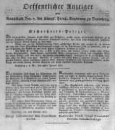 Oeffentlicher Anzeiger zum Amtsblatt No.7. der K&ouml;nigl. Preuss. Regierung zu Bromberg. 1817