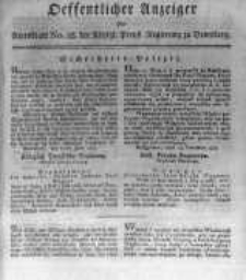 Oeffentlicher Anzeiger zum Amtsblatt No.28. der K&ouml;nigl. Preuss. Regierung zu Bromberg. 1817