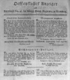Oeffentlicher Anzeiger zum Amtsblatt No.48. der K&ouml;nigl. Preuss. Regierung zu Bromberg. 1817