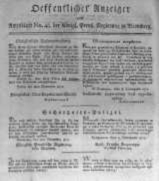 Oeffentlicher Anzeiger zum Amtsblatt No.48. der Königl. Preuss. Regierung zu Bromberg. 1817