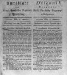 Amtsblatt der K&ouml;niglichen Preussischen Regierung zu Bromberg. 1818.01.09 No.2