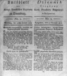 Amtsblatt der K&ouml;niglichen Preussischen Regierung zu Bromberg. 1818.01.30 No.5