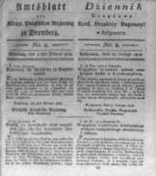 Amtsblatt der K&ouml;niglichen Preussischen Regierung zu Bromberg. 1818.02.20 No.8