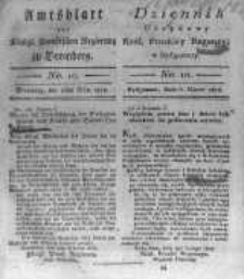 Amtsblatt der K&ouml;niglichen Preussischen Regierung zu Bromberg. 1818.03.06 No.10