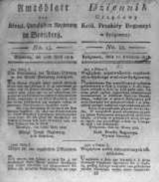 Amtsblatt der K&ouml;niglichen Preussischen Regierung zu Bromberg. 1818.04.10 No.15