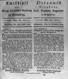 Amtsblatt der K&ouml;niglichen Preussischen Regierung zu Bromberg. 1818.04.24 No.17