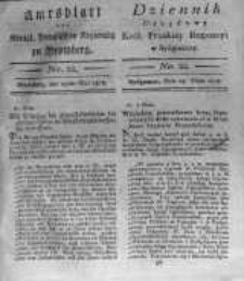 Amtsblatt der K&ouml;niglichen Preussischen Regierung zu Bromberg. 1818.05.29 No.22
