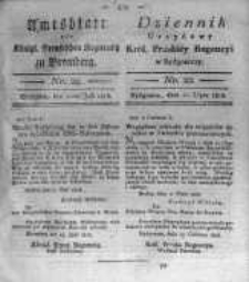Amtsblatt der K&ouml;niglichen Preussischen Regierung zu Bromberg. 1818.07.10 No.28