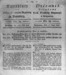 Amtsblatt der K&ouml;niglichen Preussischen Regierung zu Bromberg. 1818.07.17 No.29