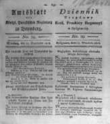 Amtsblatt der Königlichen Preussischen Regierung zu Bromberg. 1818.09.25 No.39