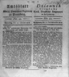 Amtsblatt der K&ouml;niglichen Preussischen Regierung zu Bromberg. 1818.10.30 No.44